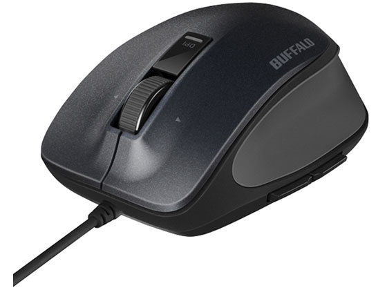 Usb Connector - 【お取り寄せ】バッファロー 有線BlueLEDプレミアムフィットマウスMブラック BSMBU500MBK マウス キーボード 入力機器 パソコン 家電