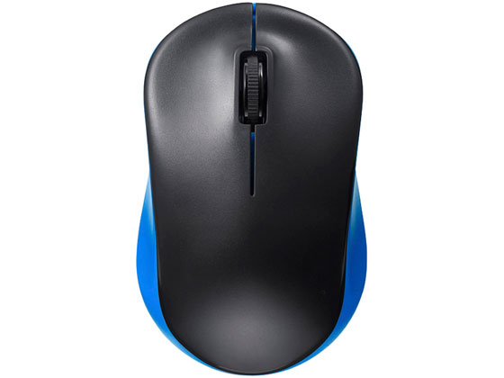 JET PRICEの【お取り寄せ】バッファロー 無線2.4GHz IRLEDマウス 3ボタン ブルー BSMRW100BL マウス キーボード 入力機器 パソコン 家電｜アングル2