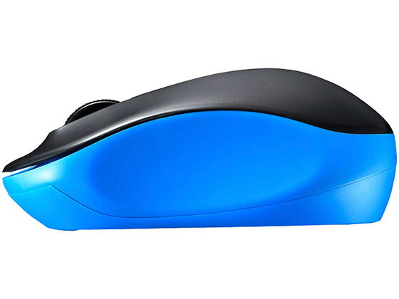 JET PRICEの【お取り寄せ】バッファロー 無線2.4GHz IRLEDマウス 3ボタン ブルー BSMRW100BL マウス キーボード 入力機器 パソコン 家電｜アングル3