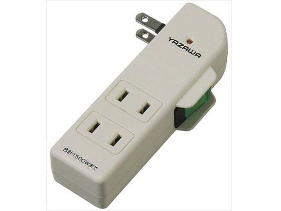 【お取り寄せ】ヤザワ サイドタップ 雷サージ・ブレーカー内臓 集中スイッチ付 電源タップ OAタップ 配線パーツ 家電