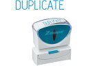 【お取り寄せ】シヤチハタ Xスタンパービジネス キャップレスB型 藍 DUPLICATE 事務用語 ビジネス印 ネーム印