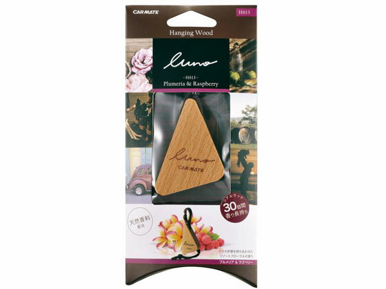 【お取り寄せ】カーメイト ルーノ ハンギングウッド プルメリア&ラズベリー 14g H613