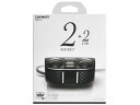 【お取り寄せ】カ-メイト ソケット 2連コード付 2USB 2.4A カーボン調 DZ273 カーアクセサリー カー