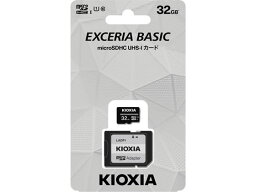 【お取り寄せ】キオクシア microSDメモリカード EXCERIABASIC32GB KCA-MC032GS microSD SDHCメモリーカード 記録メディア テープ