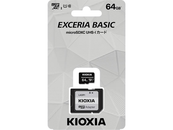 楽天JET PRICE【お取り寄せ】キオクシア microSDメモリカード EXCERIABASIC64GB KCA-MC064GS microSD SDHCメモリーカード 記録メディア テープ