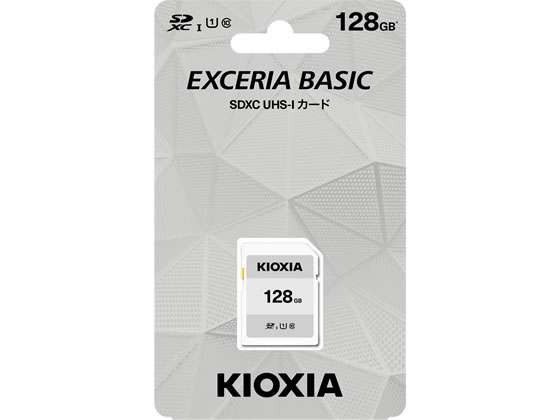 【お取り寄せ】キオクシア SDメモリカード EXCERIA BASIC 128GB KCA-SD128GS SDカード SDHCカード 記録メディア テープ