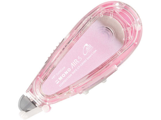 【商品説明】新機構「エアータッチシステム」を搭載。テープを切るための抵抗が不要となり、消し心地が驚くほど軽くなりました。使い始めから使いきるまで軽さが続きます。携帯に便利なコンパクトサイズ。テープを引くときのカチカチ音を低減。静かな場所でも気にせず使えます。軽い力でも修正テープが紙面にしっかりフィットし、上書きしても削れにくい高品質のテープです。経済的なつめ替えタイプ。【仕様】●カラータイプ（サクラ）●仕様：本体●テープ幅：5mm●テープ長さ：10m●注文単位：1個●詰め替え品番：CT−CAR5、CT−CAR5C、KCA−312【備考】※メーカーの都合により、パッケージ・仕様等は予告なく変更になる場合がございます。【検索用キーワード】トンボ　トンボ鉛筆　とんぼ　とんぼえんぴつ　TOMBOW　モノエアー　MONOAIR　修正テープ　コレクションテープ　モノホワイト　ボールペン　事務　会社　仕事　書類　コピー　オフォス　CT−CAX5C85　CTCAX5C85　軽い　かるい　使いやすい　エアータッチ　エアタッチ　剥がれにくい　はがれにくい　さくら　桜　1個　CT−CAR5　CT−CAR5C　KCA−312　CTCAR5　CTCAR5C　KCA312　しゅうせいてーぷ　シュウセイテープ　字消しテープ　ホワイトテープ　5mm幅　10m　10メートル　本体　ホンタイ　ほんたい　修正用品　修正テープ　詰め替えタイプ　桜文具　MONO修正テープ　S87862使い切るまで、驚くほど軽く消せる！