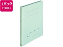 【お取り寄せ】プラス 年組氏名PPフラットファイル A4タテ ブルー 10冊 通常タイプ A4 フラットファイル PP製 レターファイル