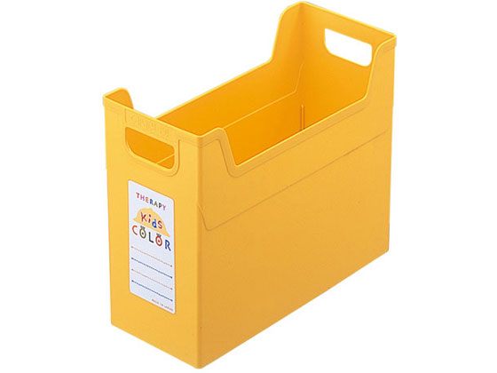 【商品説明】整理に便利なA4サイズ。（収納目安：背幅23ミリのA4ファイル約5冊、ビデオ約10〜11本）【仕様】●カラー：イエロー●本体サイズ：縦329×横140×厚み237mm●素材：ポリプロピレン●付属品：タイトルシール付き【備考】※メーカーの都合により、パッケージ・仕様等は予告なく変更になる場合がございます。【検索用キーワード】なかばやし　ナカバヤシ　nakabayashi　NAKABAYASHI　セラピーキッズカラー　せらぴーきっずからー　ファイルボックス　ファイル　ボックス　ふぁいるぼっくす　整理収納用品　整理用品　雑誌入れ　本収納　小物収納　A4サイズ　A4対応　A4　黄色　黄　きいろ　キイロ　イエロー　いえろー　YELLOW　Yellow　yellow　フボ−TC4−KY　フボTC4KY　1個　縦329×横140×厚み237mm　329×140×237mm　ボックス収納ファイル　ボックスファイル　ファイルスタンド　デスク周り用品　デスクトップ収納　S90796カラー心理効果で子供の心とコミュニケーション