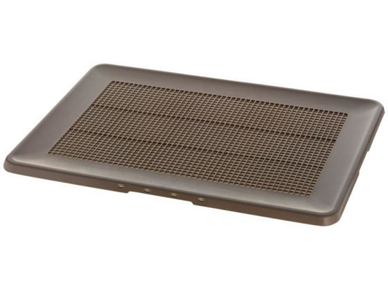 Tray Toilet Container - 【お取り寄せ】リッチェル お掃除簡単フラットトレー ワイド ダークブラウン 犬 ドッグ用 ペット トイレタリー