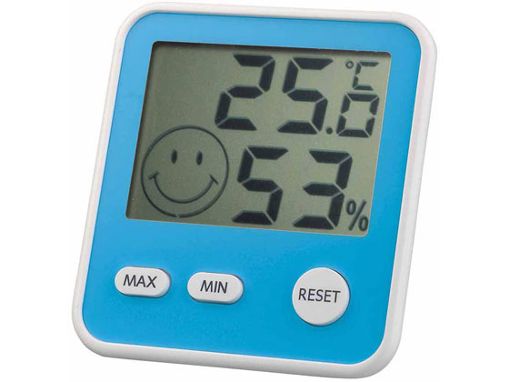 【お取り寄せ】エンペックス気象計 おうちルームデジタルmidi温湿度計 TD-8416 温度計 湿度計 時計 家電