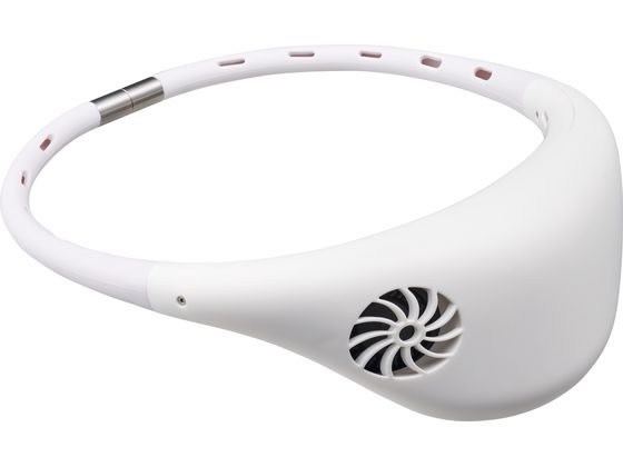 ドウシシャ ハンズフリーファン hooop ホワイト FSW-02B(WH) 卓上扇風機 ポータブ...