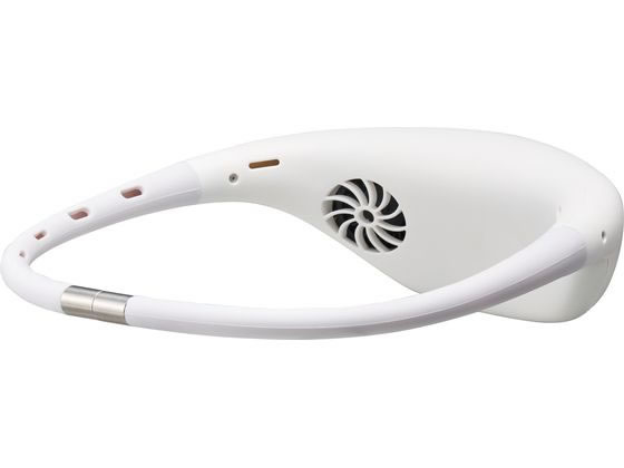 ドウシシャ ハンズフリーファン hooop ホワイト FSW-02B(WH) 卓上扇風機 ポータブ...