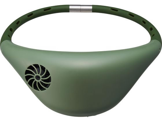 ドウシシャ ハンズフリーファン hooop カーキ FSW-02B(KH)