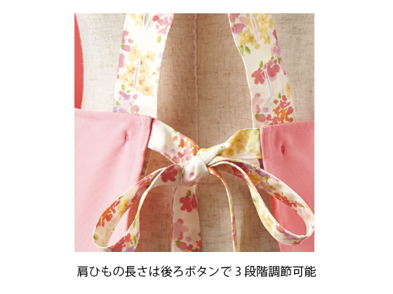 【お取り寄せ】ローラアシュレイ エプロン レディス ミモザ アメリピンク F LW502-52 エプロン 予防衣 医療服 ユニフォーム