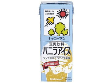 キッコーマンソイフーズ/豆乳 飲料バニラアイス 200ML/410650