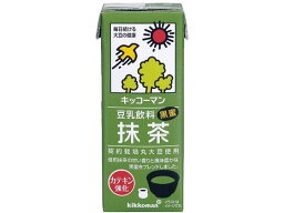 キッコーマンソイフーズ 豆乳 飲料 抹茶 200ML 279230 ジュース 清涼飲料 缶飲料 ボトル飲料