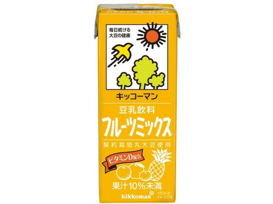 キッコーマンソイフーズ/豆乳 飲料 フルーツミックス 200ML/317950