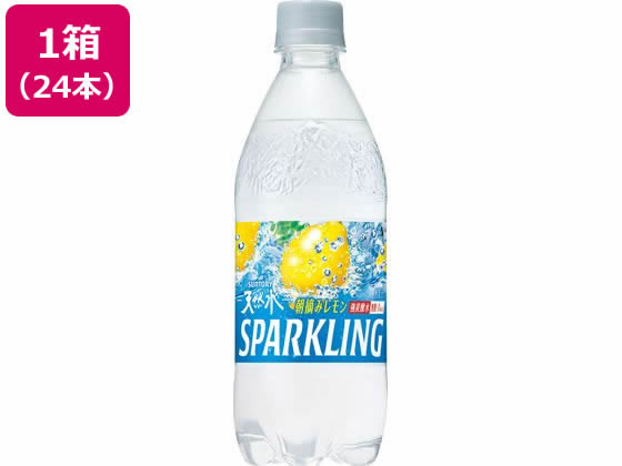 サントリー 天然水スパークリングレモン 500ml×24本 発泡水 炭酸水 ミネラルウォーター