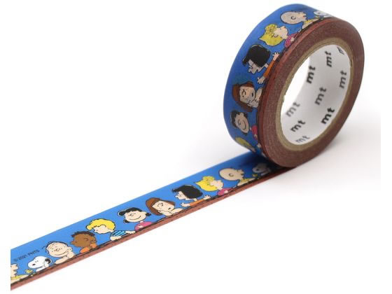 カモ井 mt Peanuts みんなでおしゃべり MTPNUT01 デコレーション用マスキングテープ 15mm幅 デコレーシ..