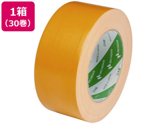 【お取り寄せ】ニチバン 布粘着テープ 50mm×25m 橙 30巻 102N13-50 布テープ ガ ...