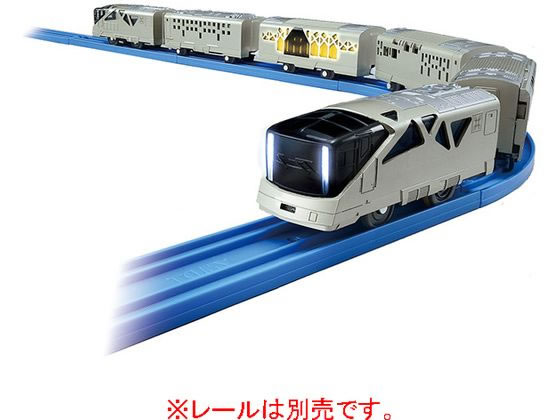 【商品説明】JR東日本「TRAIN　SUITE四季島」がモデル。プラキッズ2体付。2スピード・スイッチOFFで手転がし遊び可能。列車カード付。※レールは別売りです。（C）TOMYJR東日本商品化許諾済。【仕様】●対象年齢：3歳以上●使用電池：単3形アルカリ乾電池×2本（別売）●製造国：タイランド●セット内容：TRAIN　SUITE四季島6両編成×1、プラキッズ×2、部品注文書×1【備考】※メーカーの都合により、パッケージ・仕様等は予告なく変更になる場合がございます。【検索用キーワード】タカラトミー　たからとみー　TOMY　TAKARATOMY　プラレールクルーズトレインDXシリーズTRAINSUITE四季島　プラレールクルーズトレインデラックスシリーズトランスイートシキシマ　ぷられーるくるーずとれいんDXしりーずTRAINSUITE四季島　ぷられーるくるーずとれいんでらっくすしりーずとらんすいーとしきしま　デラックス　トランスイートシキシマ　電車のおもちゃ　乗り物　4904810161240　玩具　おもちゃ　オモチャ　TOY_03クルーズトレイン「TRAINSUITE四季島」豪華仕様でプラレールに登場です。