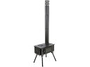 【お取り寄せ】キャプテンスタッグ KAMADO かまど 煙突ガラス窓付角型ストーブ 焚火台 ストーブ BBQ アウトドア キャンプ 釣り具