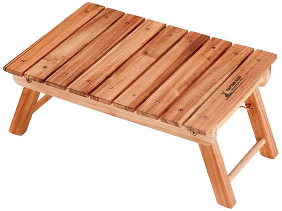 【お取り寄せ】キャプテンスタッグ CSクラシックス FDパークテーブル[45] ローテーブル アウトドアテー..