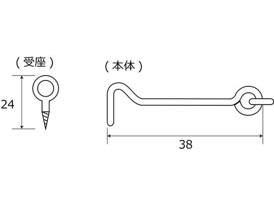 【お取り寄せ】WAKI アオリ止め 真鍮メッキ...の紹介画像2