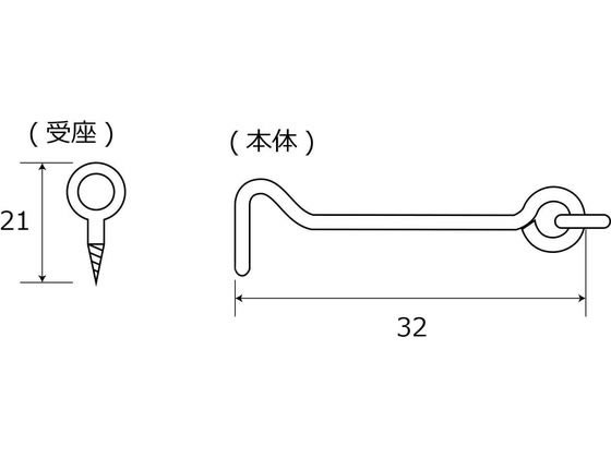 【お取り寄せ】WAKI アオリ止め 鉄ニッケル...の紹介画像2