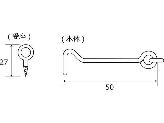 【お取り寄せ】WAKI アオリ止め 鉄ニッケル...の紹介画像2
