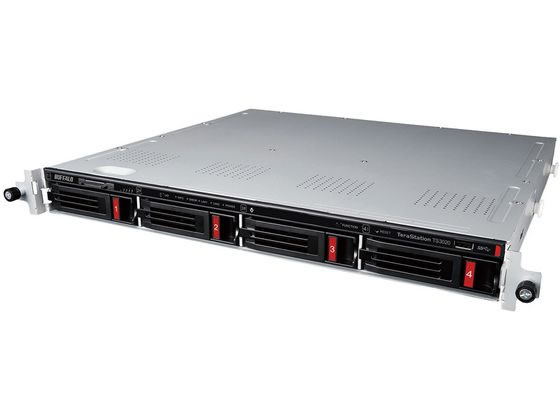 【お取り寄せ】バッファロー 4ベイ ラックマウントNAS 4TB TS3420RN0404 ハードディスクドライブ PC用ドライブ リーダー PC周辺機器