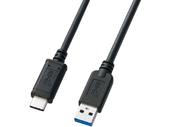 �ڤ����󤻡ۥ���掠�ץ饤 USB3.1 Gen2 Type C-A�����֥� �֥�å� 0.5m USB�����֥� ����