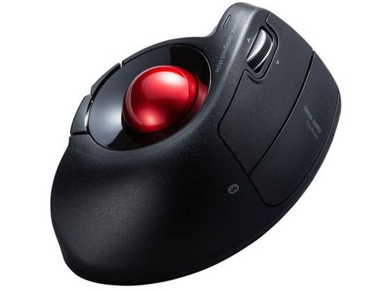 サンワサプライ Bluetoothエルゴトラックボール(マルチペアリング) マウス キーボード 入力機器 パソコン 家電