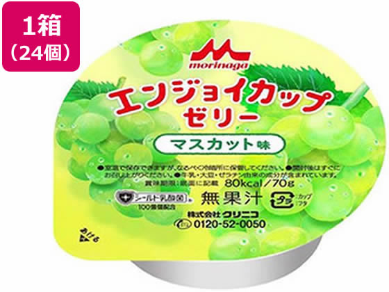【お取り寄せ】クリニコ エンジョイ カップゼリー マスカット 70g×24個 バランス栄養食品 栄養補助食品 栄養ドリンク 健康食品