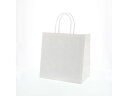 【お取り寄せ】ヘイコー 紙袋 スムースバッグ 26-16 白無地 25枚 003155596 紙手提袋 丸紐 ラッピング 包装用品