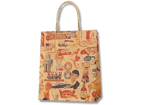 【お取り寄せ】ヘイコー 紙袋 スムースバッグ 22-12 キスミー 25枚 003156165 紙手提袋 丸紐 手提袋 ラッピング 包装