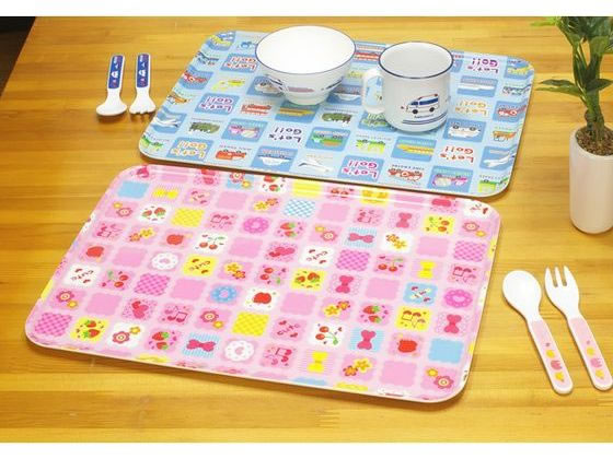 【お取り寄せ】橋本達之助工芸 NSマルチトレー(L)はたらくのりもの 1枚入 トレー お盆 コースター テーブル キッチン