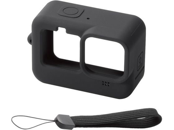 【お取り寄せ】エレコム GoPro HERO9 Black シリコンケース AC-GP9BSSCBK デジカメ周辺商品 デジタルカメラ AV機器