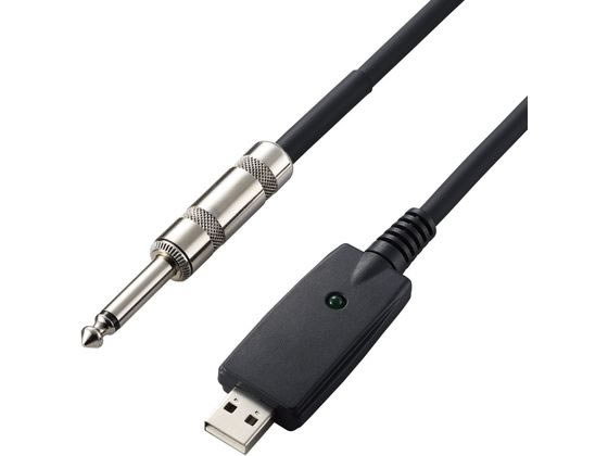 【お取り寄せ】エレコム シールドケーブル USB-φ6.3 3m DH-SHU30BK オーディオケーブル アンテナ AV関連品 テレビ オーディオ 家電