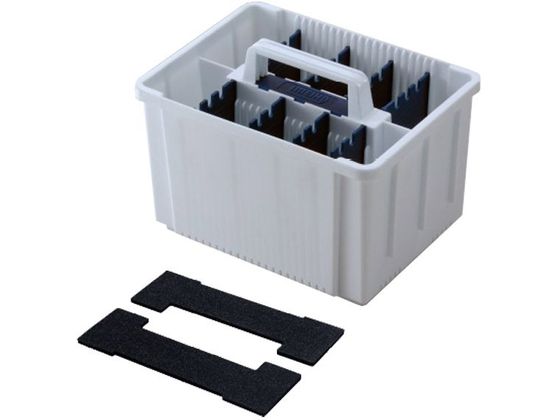 【お取り寄せ】明邦化学工業 HG インナーストッカー BM-S ホワイト ネイビー バッグ バッカン ケース 収納ケース 収納用品 釣り具 アウトドア