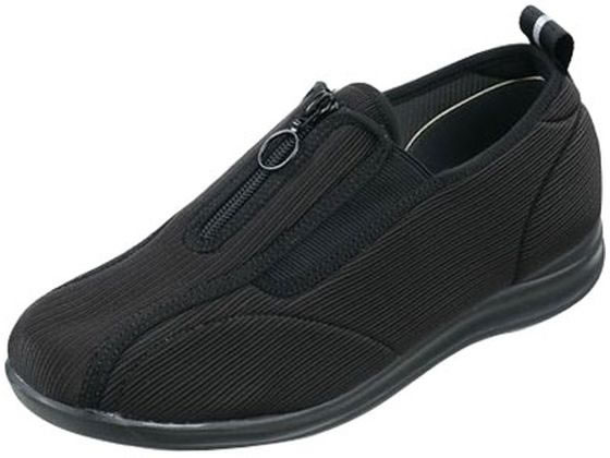 【お取り寄せ】広島化成 ピタ楽エムダー M915 紳士用 ブラック 25.0cm 室内履き リハビリ ...