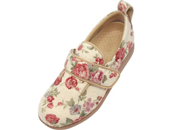 【お取り寄せ】徳武産業 ダブルマジックIIローズ 1067 アイボリー L 片足 左足徳武産業 ダブルマジックIIローズ 1067 アイボリー L 片足 左足 お出かけ用 リハビリシューズ ウエア 看護 医療