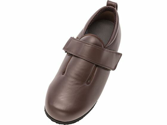 【仕様】●サイズ：25.0〜25.5cm、ワイズ／3E●重さ：約235g（片足3E・Lサイズ）●材質：表／合成皮革、内側／ポリエステル100％（メッシュ）、底材／EVA・ゴム●パーツオーダーシステム対応●生産国：中国●抗菌加工・防臭加工（インソール・中底のみ）●屋外用●男女兼用【備考】※メーカーの都合により、パッケージ・仕様等は予告なく変更になる場合がございます。【検索用キーワード】徳武産業　とくたけさんぎょう　靴　シューズ　リハビリ靴　リハビリシューズ　介護シューズ　介護靴　屋外履き　屋外用　外出用　3Lサイズ　ブラウン　茶色　ちゃいろ　25．0cm　25．5cm　25cm　男女兼用　歩行関連用品　片足用　片足専用　かたあし　カタアシ　1個　右足用　右足専用　ダブルマジック3合皮　ダブルマジック3ゴウヒ　だぶるまじっく3ごうひ　合皮　ゴウヒ　ごうひ　介援隊　かいえんたい　カイエンタイ　378318　W2189　1316　ウエア・シューズ・グッズ　リハビリシューズ冠婚葬祭で大活躍の一足。大きく開くので足入れしやすい。