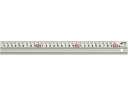 【お取り寄せ】新潟精機 アルミスケール 快段目盛 30cm AS-30 直尺 曲尺 角度計 測定 作業