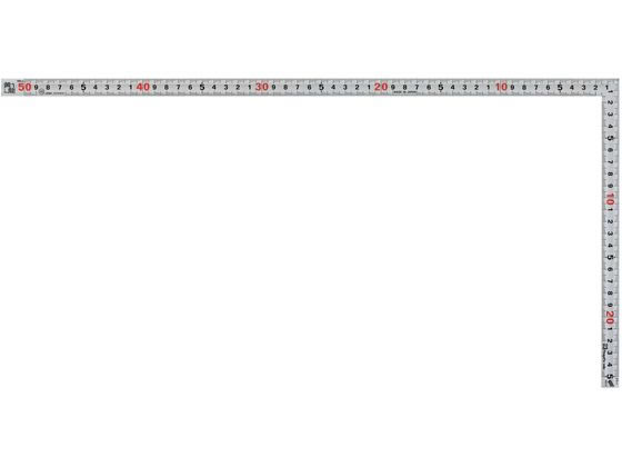 【お取り寄せ】新潟精機 シルバー曲尺 黄龍 50cm 快段目盛 SDD-50CKD 直尺 曲尺 角度計 測定 作業