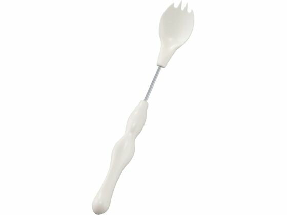 【お取り寄せ】斉藤工業 かるまげ35 スプーン・フォーク兼用小 自助具 食器 食事ケア 介護 衛生材料