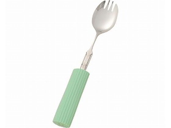 【お取り寄せ】フセ企画 曲げ曲げハンドル・シリコンスポンジ付 スプーン・フォーク兼用大 自助具 食器 食事ケア 介護 衛生材料