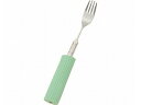 【お取り寄せ】フセ企画 曲げ曲げハンドル・シリコンスポンジ付 フォーク小 自助具 食器 食事ケア 介護 衛生