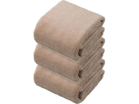 【お取り寄せ】シービージャパン カラリデイ フェイスタオル 3枚組 ピンク フェイスタオル 無撚糸タオル